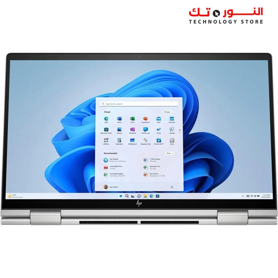 HP ENVY x360 Convert 15-ES2501DX 2x1 -INTEL CORE i7-1260P - Intel Iris Xe Graphics - 16GB RAM - 512GB SSD - 15.6" FHD  Multi Touch IPS - Backlit keyboard - FingerPrint - Windows 11