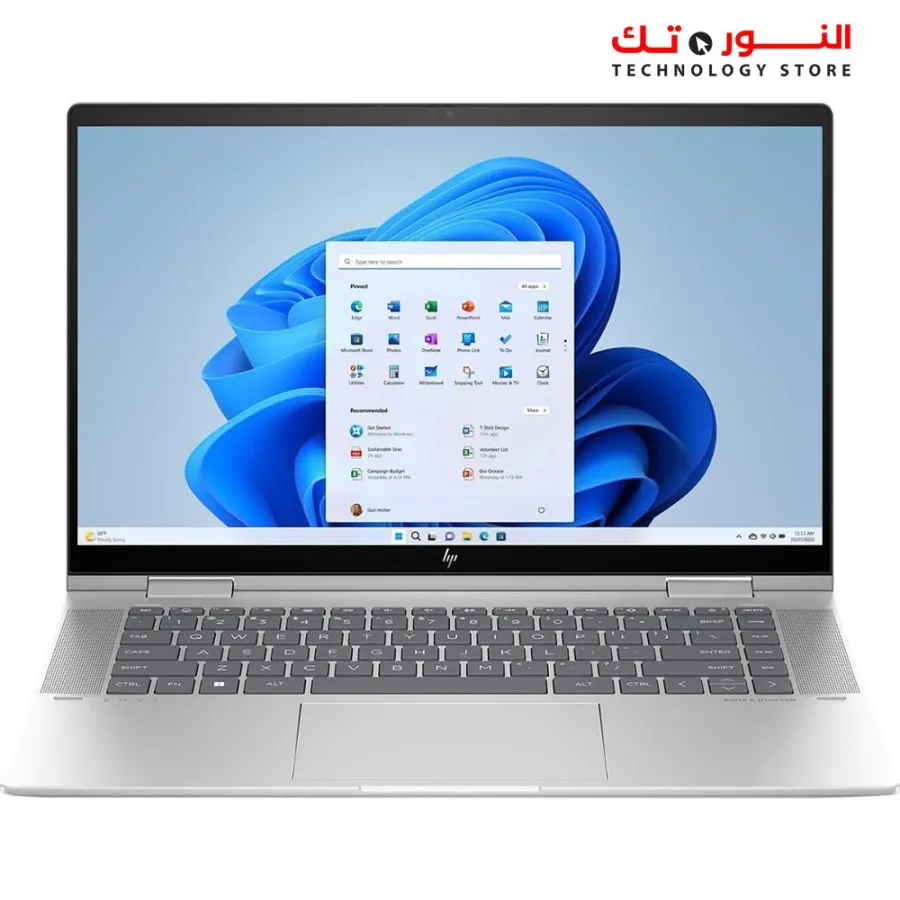 HP ENVY x360 Convert 15-ES2501DX 2x1 -INTEL CORE i7-1260P - Intel Iris Xe Graphics - 16GB RAM - 512GB SSD - 15.6" FHD  Multi Touch IPS - Backlit keyboard - FingerPrint - Windows 11