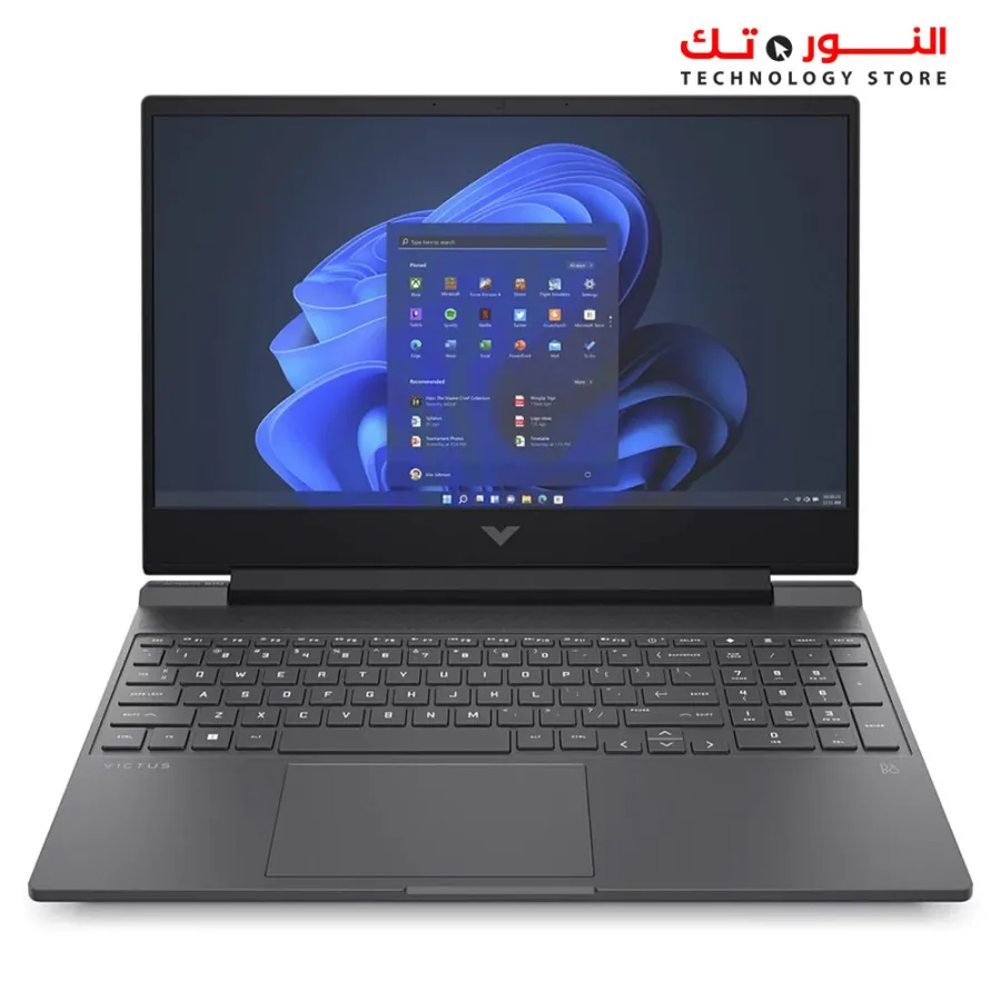 HP Victus 15-FA1097NE Gaming Laptop Intel Core i7-13700H - 16GB Ram DDR4 - M.2 NVMe 512GB - Nvidia RTX 4050 6GB - 15.6 Inch FHD IPS 144Hz - Mica Silver