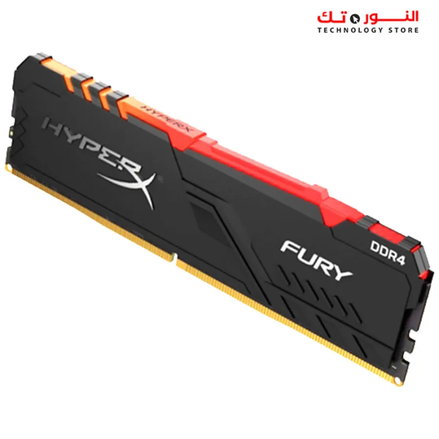 Kingstone HyperX Fury 16GB 3200MHz DDR4 CL16 DIMM 1Rx16  RGB XMP Desktop Memory