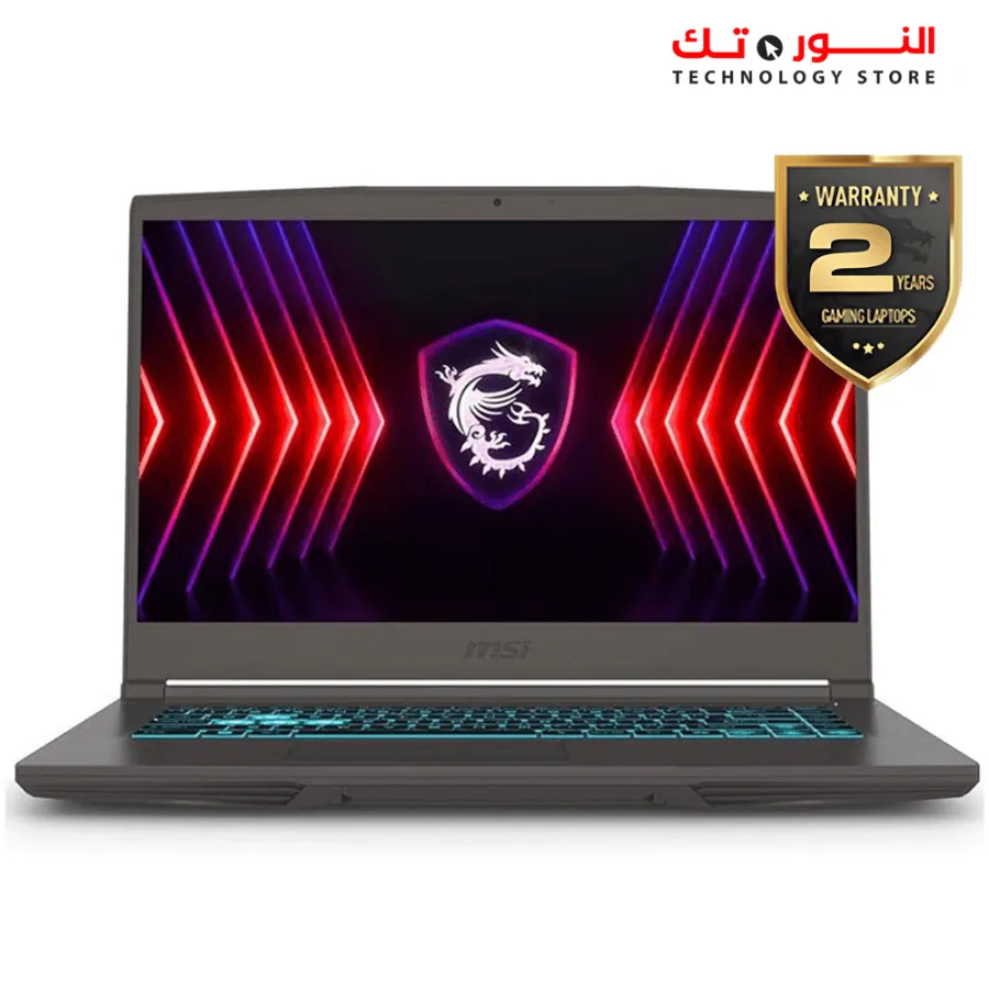 MSI THIN 15 B12VE INTEL CORE I5 12450H - RAM 8GB DDR4 - SSD M.2 NVME  512 GB -  NVIDIA RTX 4050 6GB 15.6INCH 144HZ