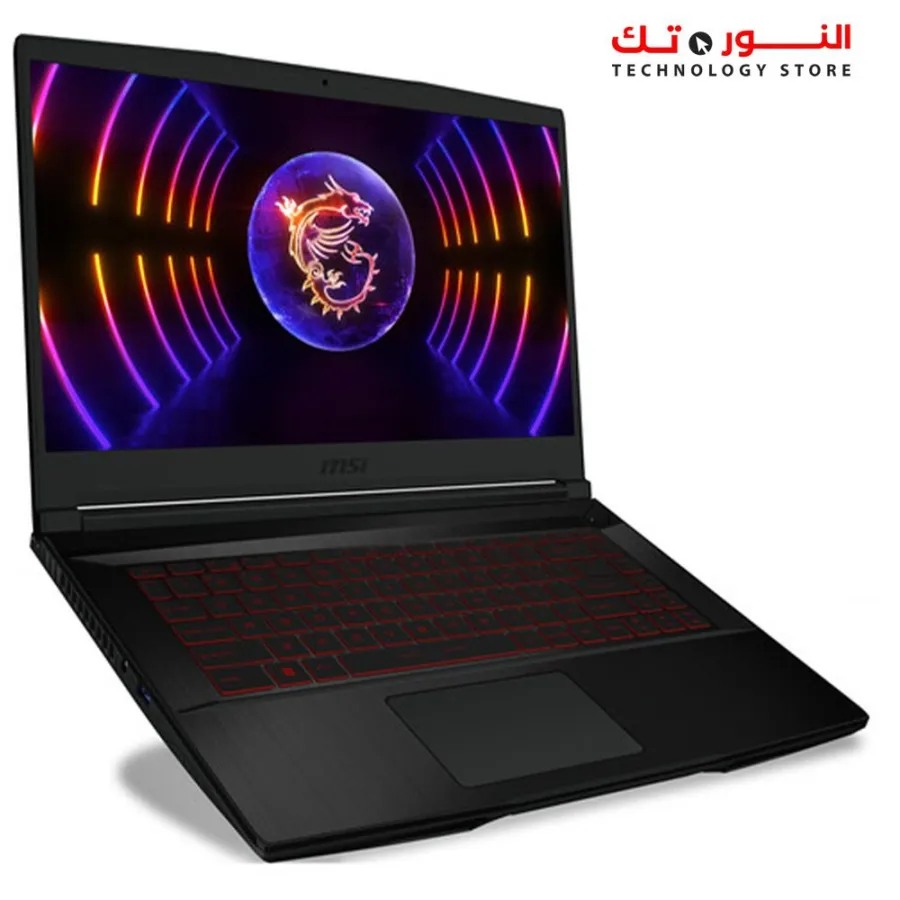 MSI THIN GF63 12UCX GAMING LAPTOP - INTEL CORE I5-12450H RAM 8GB DDR4 SSD 512GB NVIDIA RTX 2050 4GB 144HZ