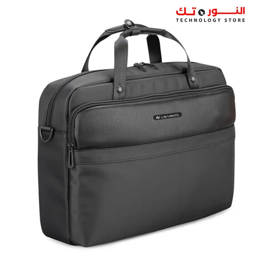 L'AVVENTO (BG705) Laptop Shoulder Bag fits up to 15.6" - Black