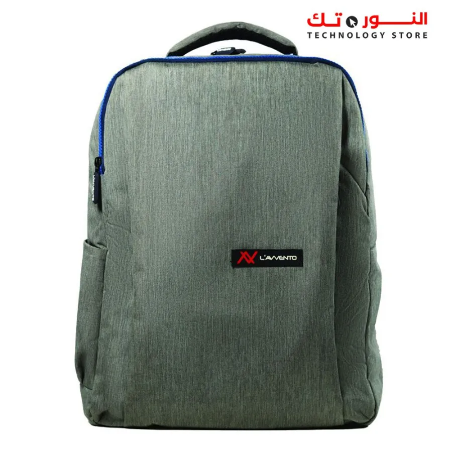 L'AVVENTO BG728 Laptop Backpack, Made by High Quality Material with Zipper Puller fits up to 15.6" with USB Power Socket