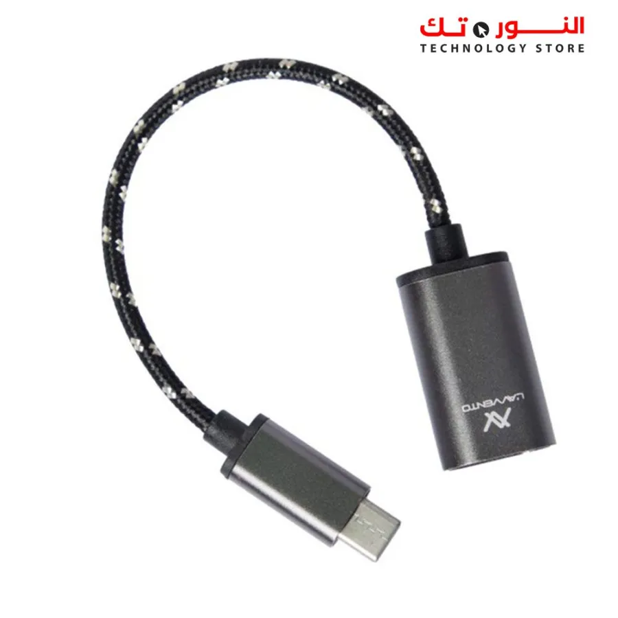 L'AVVENTO (DC136) - OTG Type-C Cable To USB Female - 20CM