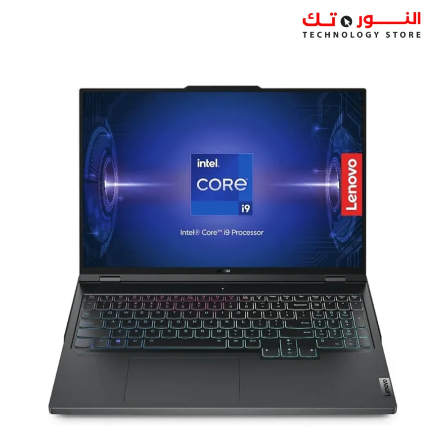 LENOVO Legion Pro 7 16IRX8H GAMING LAPTOP INTEL Core i9-13900HX 24 Cores - NVIDIA RTX 4090 16GB - 32GB DDR5 5600 MHZ - 1TB SSD - 16 WQXGA IPS 500nits 100% sRGB 240Hz DisplayHDR™ 400 G-SYNC - WIN 11 Home - RGB KEYBOARD Arabic - 2Y Warranty