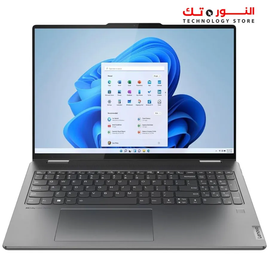 Lenovo YOGA 7 2x1 - INTEL CORE i7-1355U - Intel Iris Xe Graphics - 16GB DDR5-5200 -  512GB SSD - 14" INCH 2.2K IPS 300nits 10-point MultiTouch - Backlit Keyboard - FingerPrint - Windows 11
