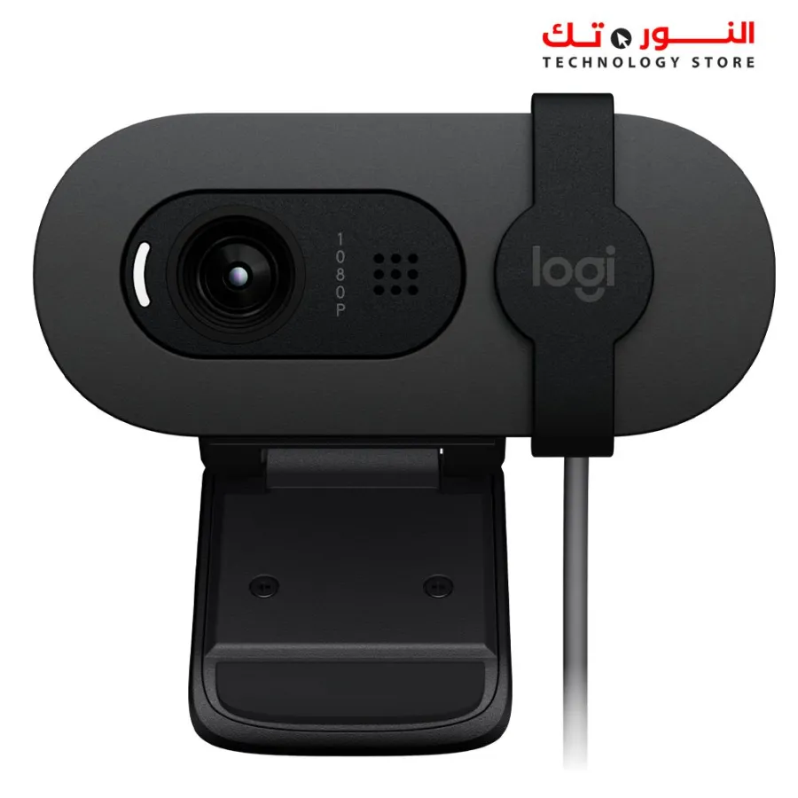 Logitech Brio 100 Full HD 1080p Webcam for Meetings and Streaming