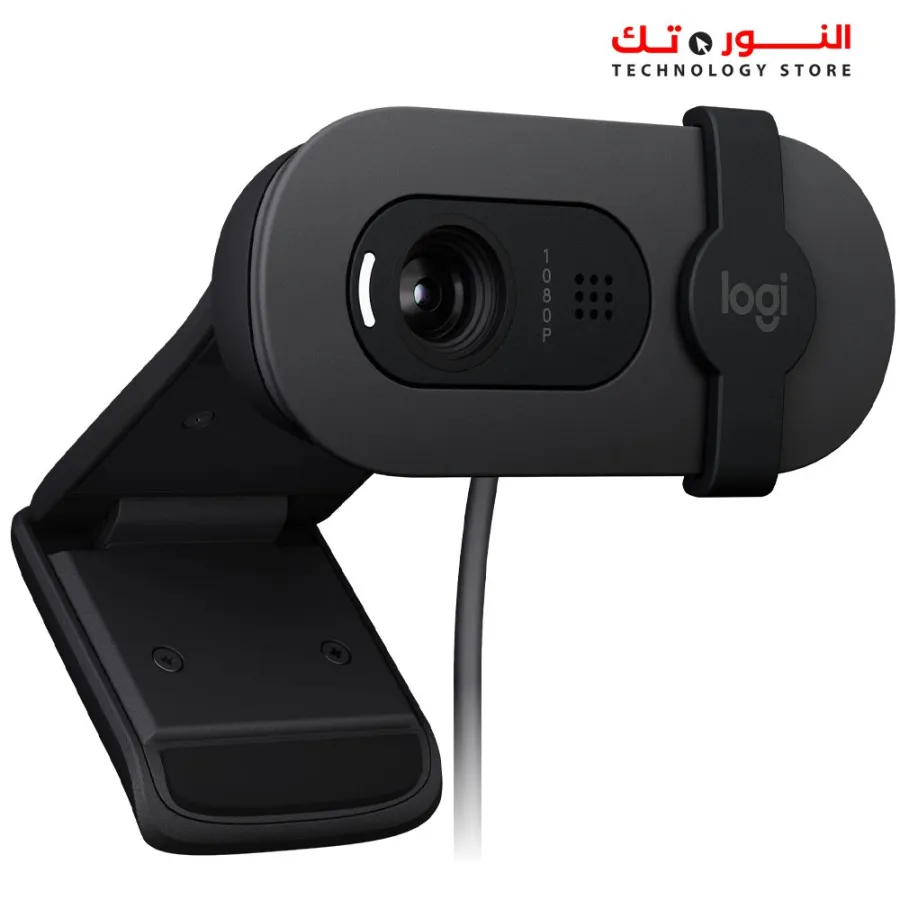 Logitech Brio 100 Full HD 1080p Webcam for Meetings and Streaming
