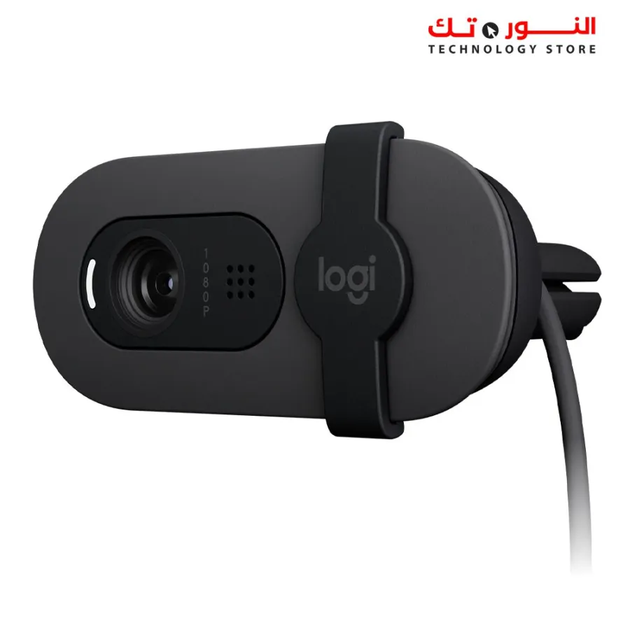 Logitech Brio 100 Full HD 1080p Webcam for Meetings and Streaming