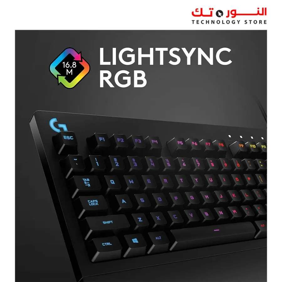 Logitech G213 Prodigy RGB Gaming Keyboard - Black