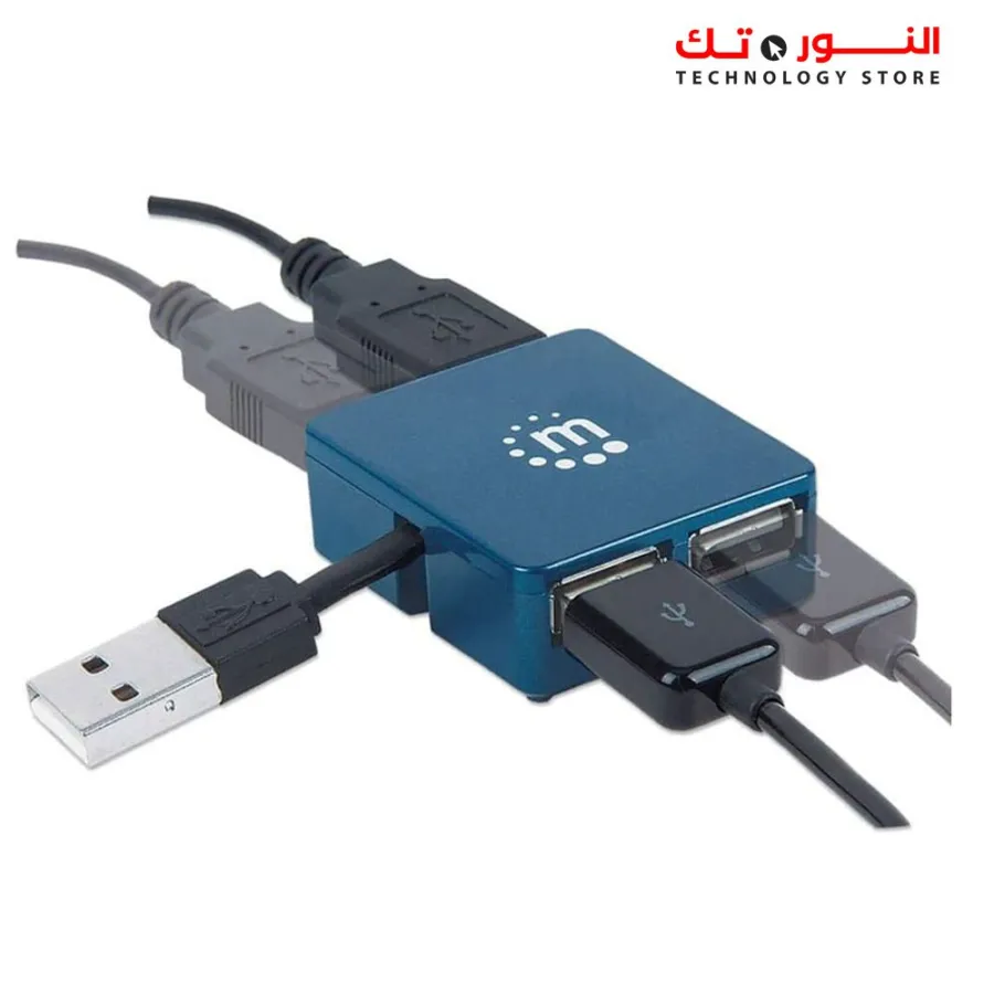 Manhattan Hi-Speed USB Micro Hub 4 Ports Bus Power