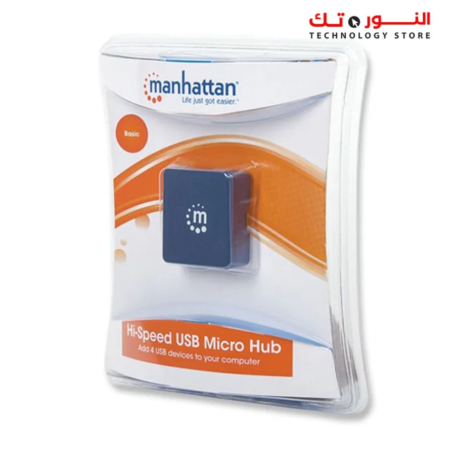 Manhattan Hi-Speed USB Micro Hub 4 Ports Bus Power