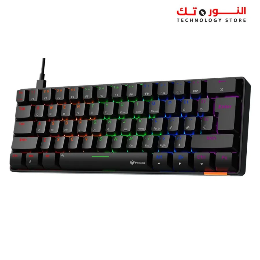 Meetion MK005 60% Blue switch Arabic Wired Mechanical Keyboard