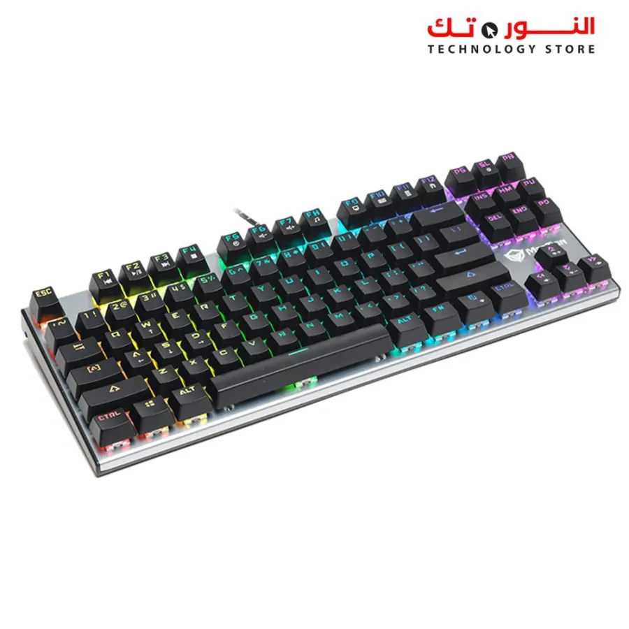 Meetion MK04TKL RGB Backlit Blue switch Arabic Wired Mechanical Keyboard