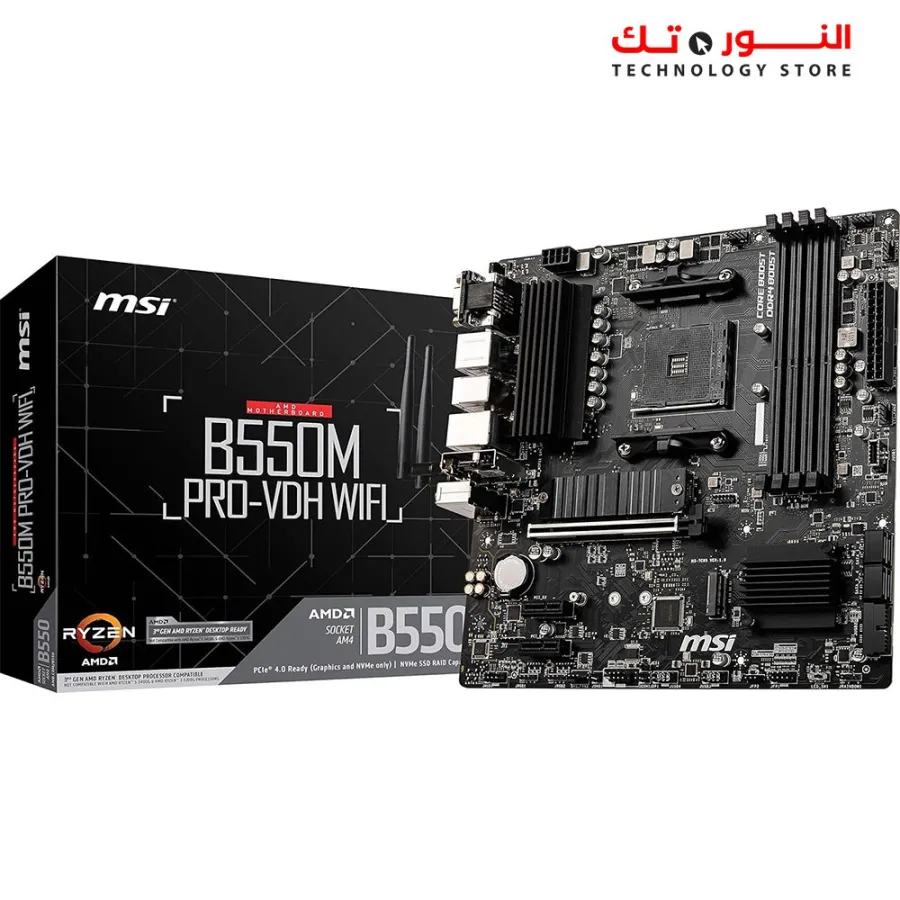 MSI B550M PRO-VDH WiFi ProSeries Motherboard