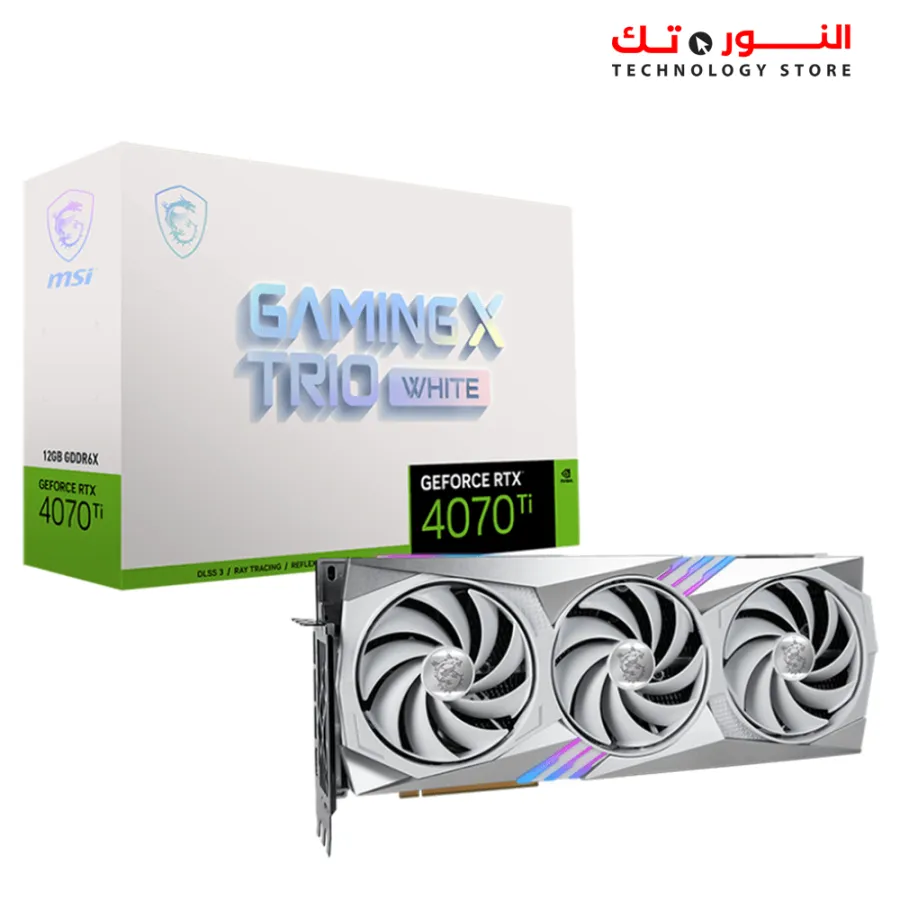 MSI GeForce RTX 4070 Ti GAMING X TRIO WHITE 12GB GDDR6X