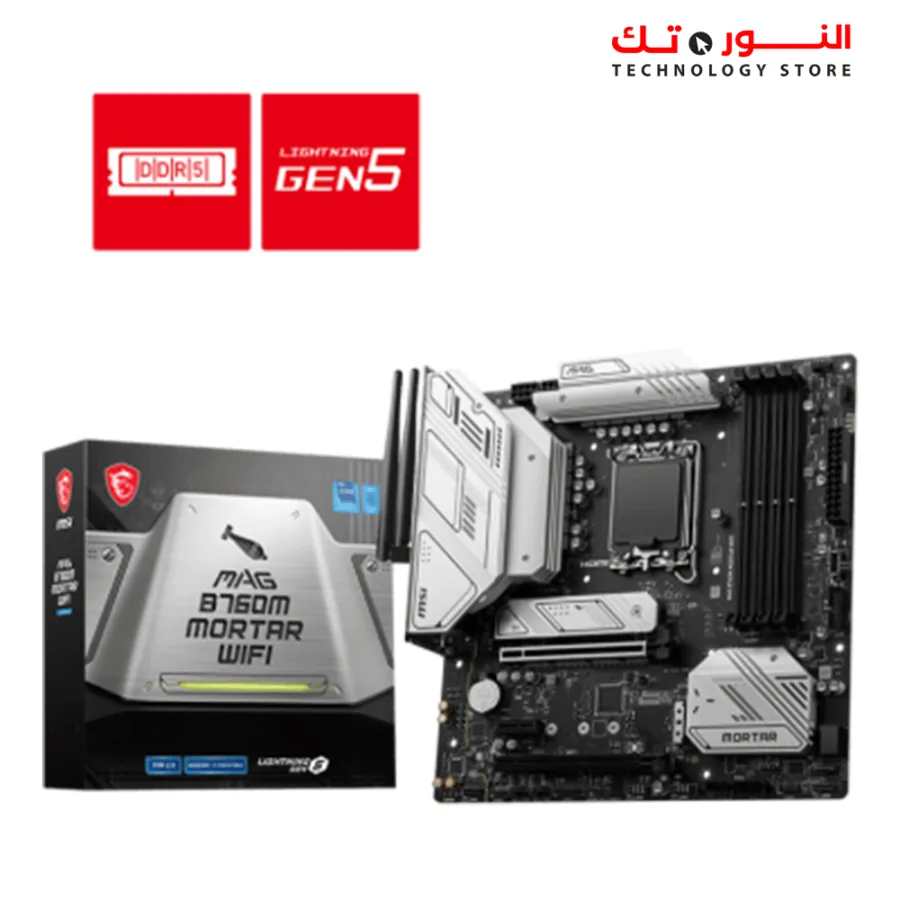 MSI MAG B760M MORTAR WIFI  Motherboard LGA 1700 DDR5