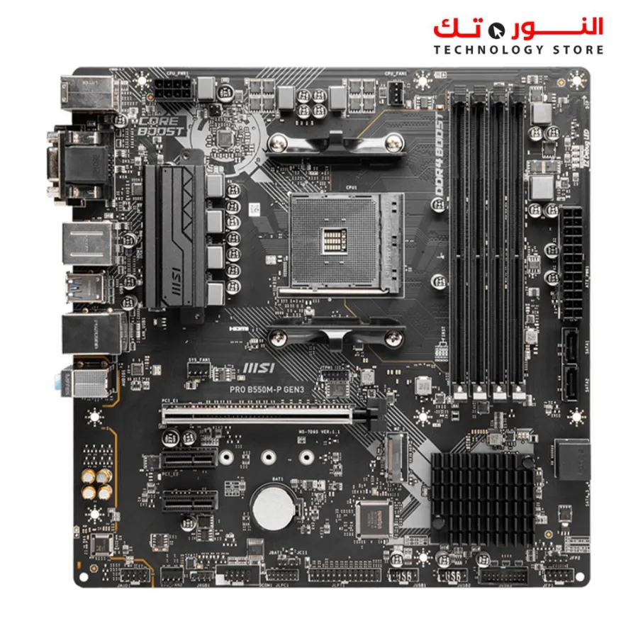 MSI PRO B550M-P GEN3 Motherboard AM4 DDR4