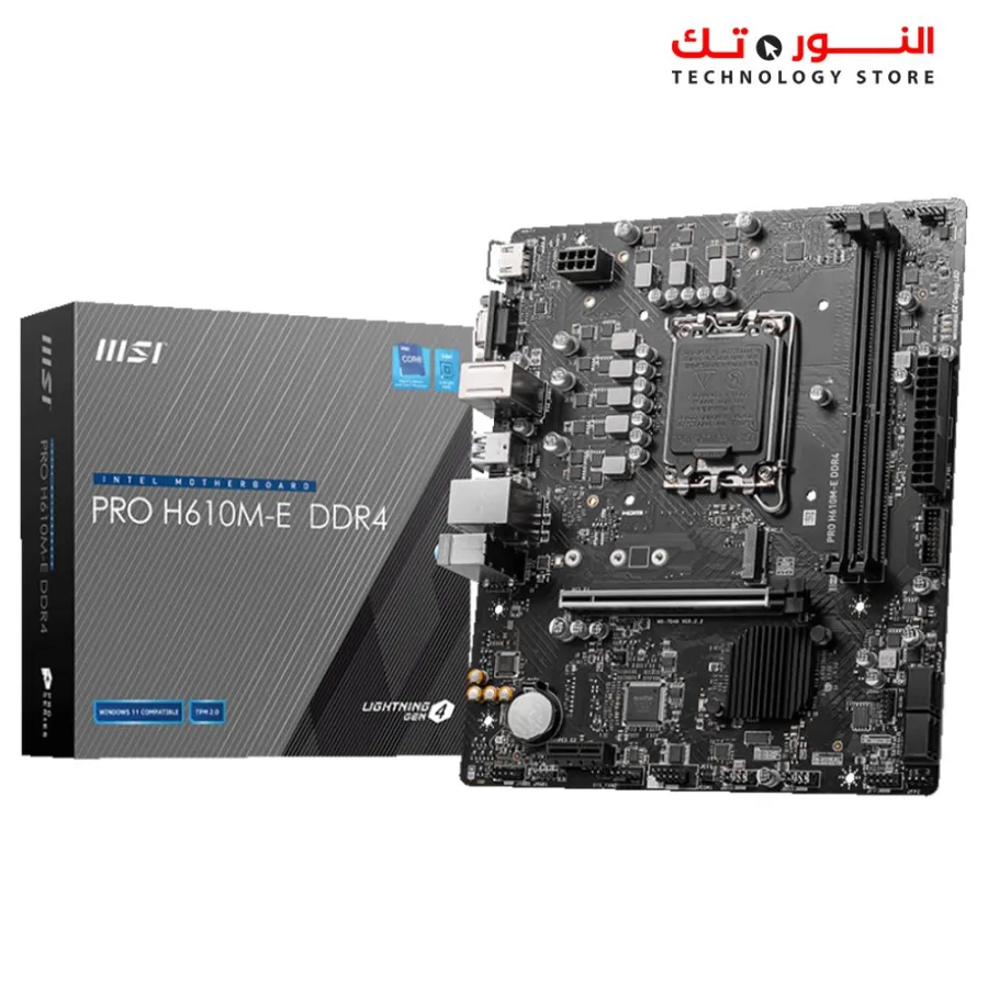 MSI Pro H610M-E DDR4 Motherboard LGA 1700