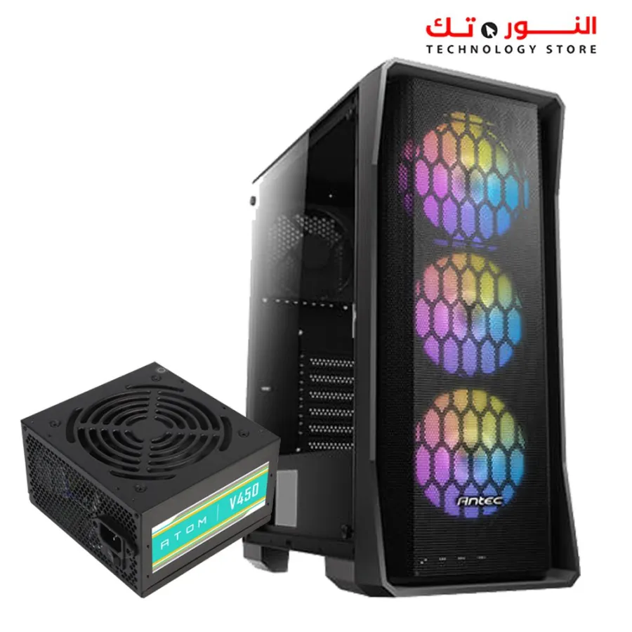 ANTEC NX360 ELITE 4FAN ARGB + PSU ATOM V450