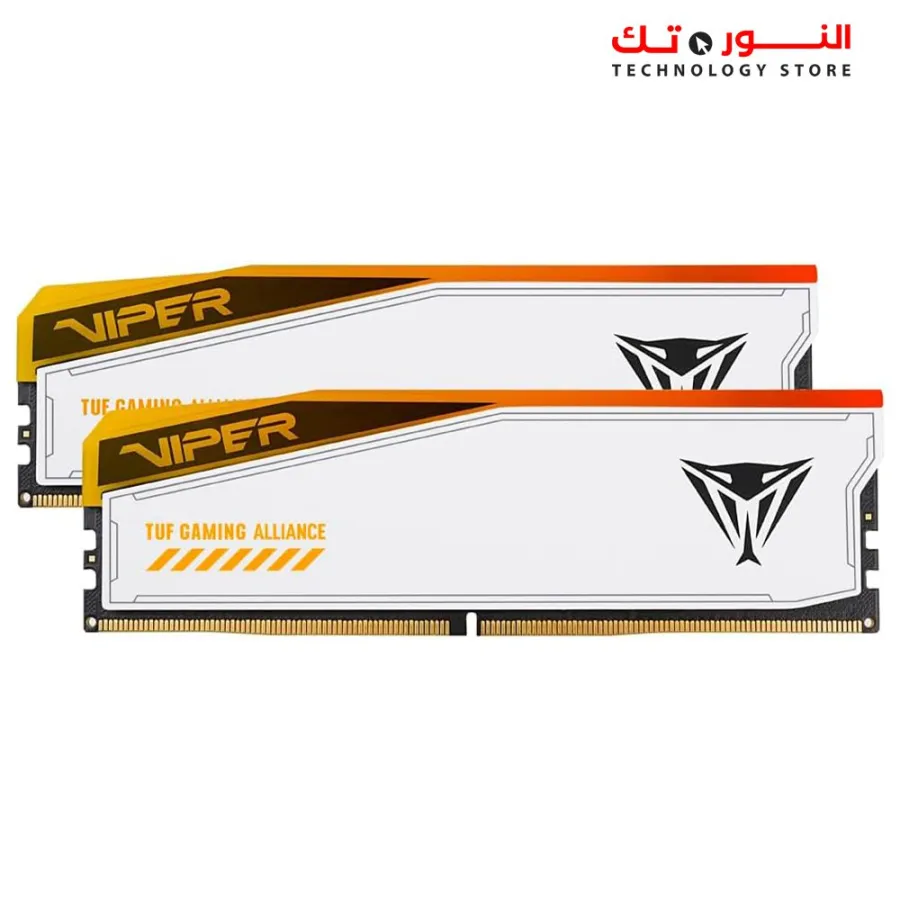 Patriot Viper Elite 5 Gaming RGB DDR5 WHITE RAM 48GB (2X24GB) 6600MT/s CL34 UDIMM Desktop Gaming Memory Kit