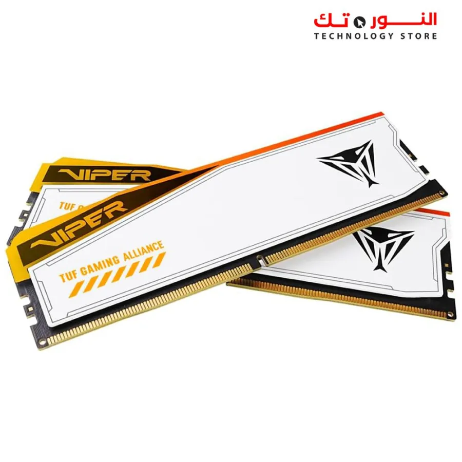 Patriot Viper Elite 5 Gaming RGB DDR5 WHITE RAM 48GB (2X24GB) 6600MT/s CL34  UDIMM Desktop Gaming Memory Kit