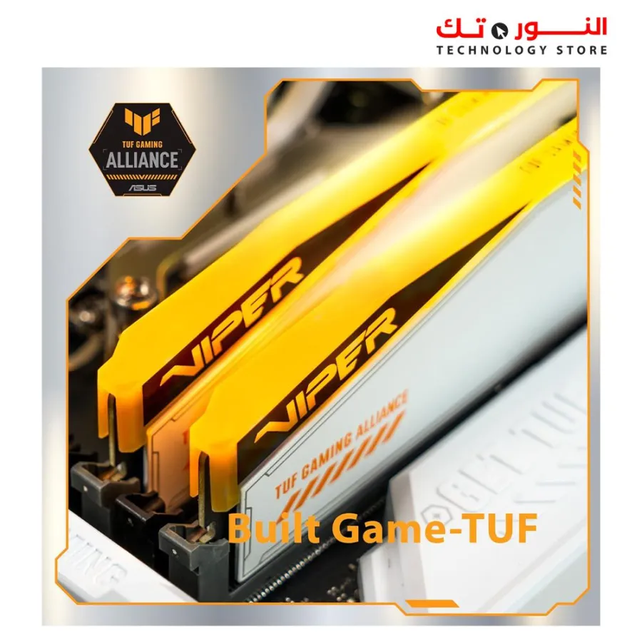 Patriot Viper Elite 5 Gaming RGB DDR5 WHITE RAM 48GB (2X24GB) 6600MT/s CL34  UDIMM Desktop Gaming Memory Kit