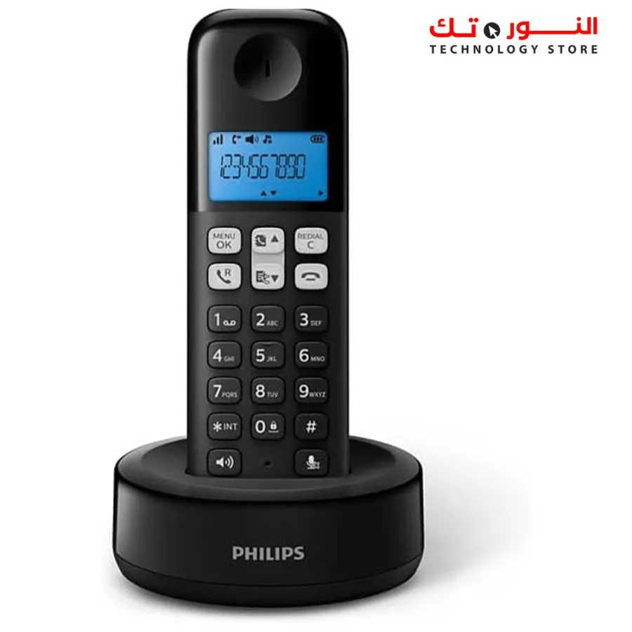 تليفون أرضى لاسلكى PHILIPS d1611b/63