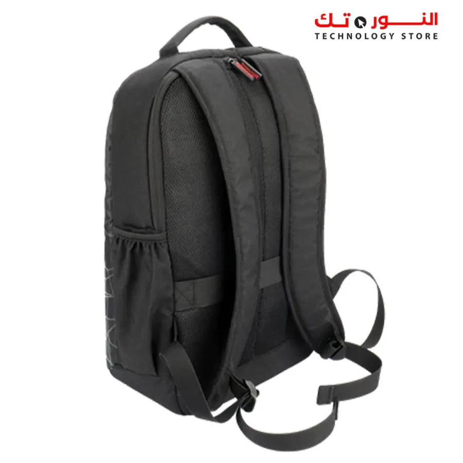 Redragon GB-76 Travel Laptop Backpack, Business Workstation Computer Gaming Backpack w/ Durable Double-Layer Fabric Liner, Modern Line Logo Print &amp; Large Front Pocket, Fits Up to 18" Laptop