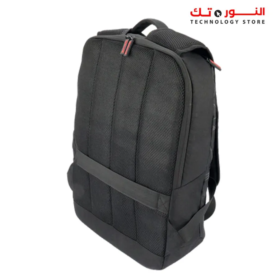 Redragon GB-76 Travel Laptop Backpack, Business Workstation Computer Gaming Backpack w/ Durable Double-Layer Fabric Liner, Modern Line Logo Print &amp; Large Front Pocket, Fits Up to 18" Laptop