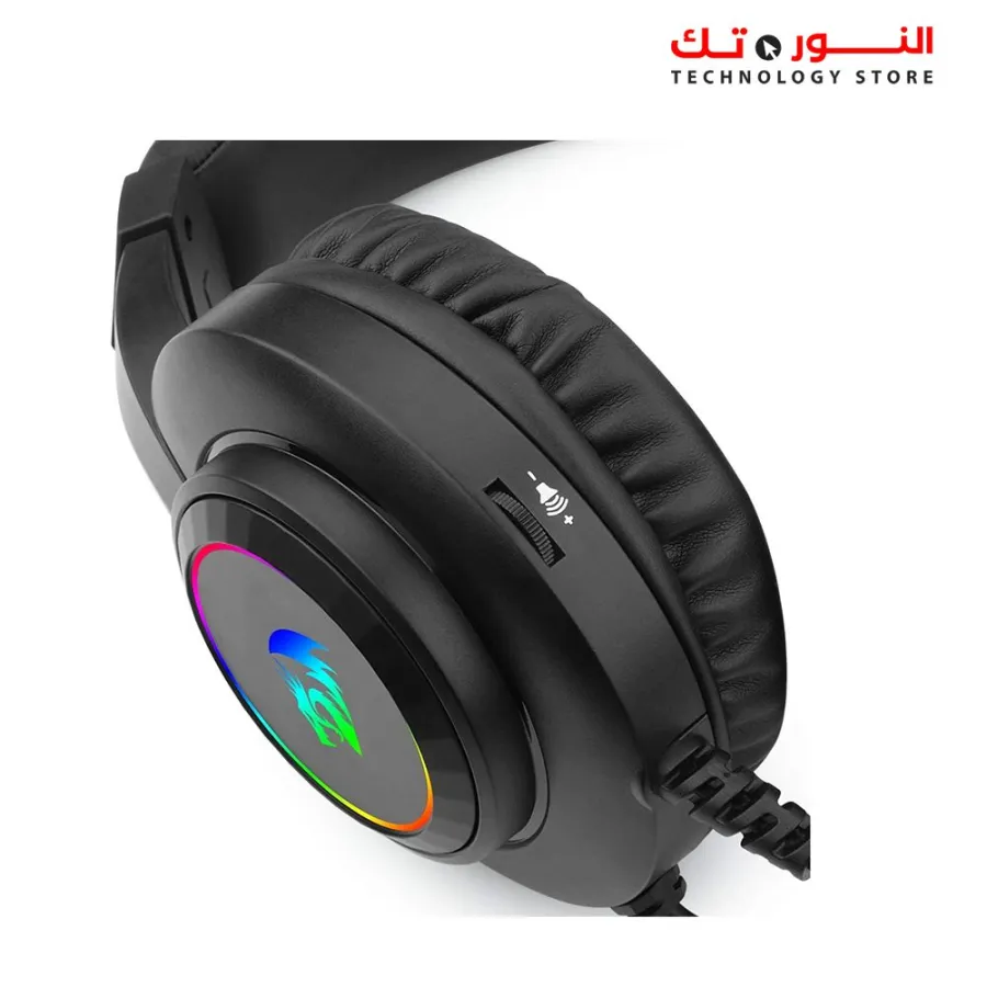 REDRAGON H260 HYLAS RGB BLACK GAMING HEADPHONE