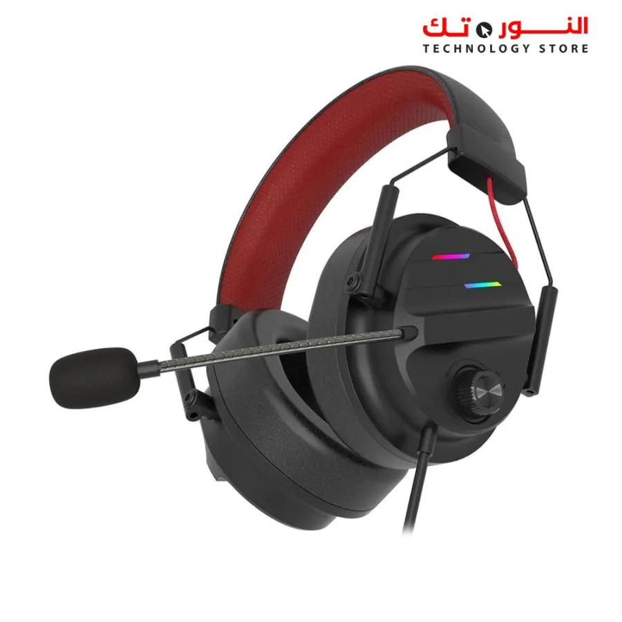 Redragon H380 CHIRON Gaming Headset With Headset Stand – 7.1 Surround Sound (Black)
