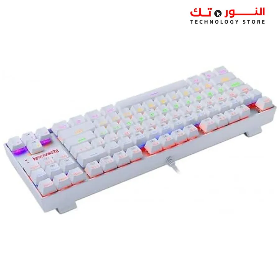 "redragon K552 Rainbow Mechanical Gaming Keyboard Blue Switch 87 Key Tkl Design "