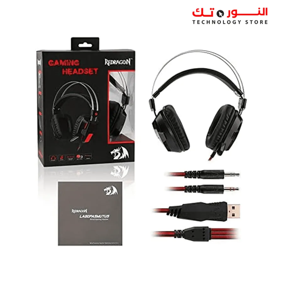 Redragon LAGOPASMUTUS H201-1 Gaming Headset with Mic (Black)