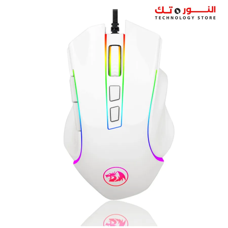 REDRAGON M602 RGB WIRED WITH 7 BACKLIGHT MODES UP TO 7200 DPI  WHITE