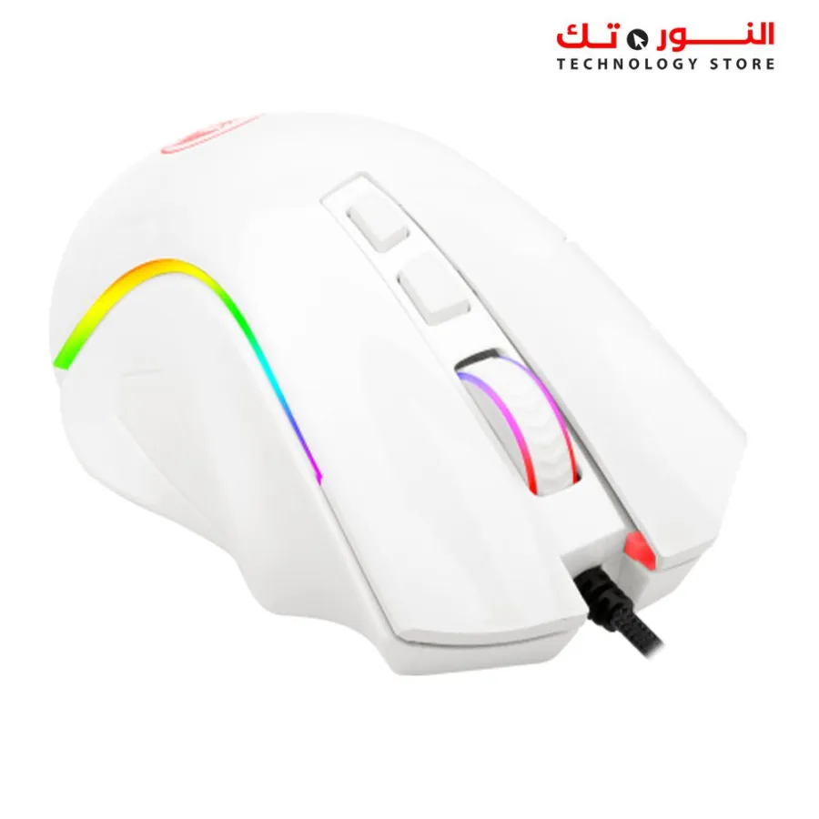 REDRAGON M602 RGB WIRED WITH 7 BACKLIGHT MODES UP TO 7200 DPI  WHITE