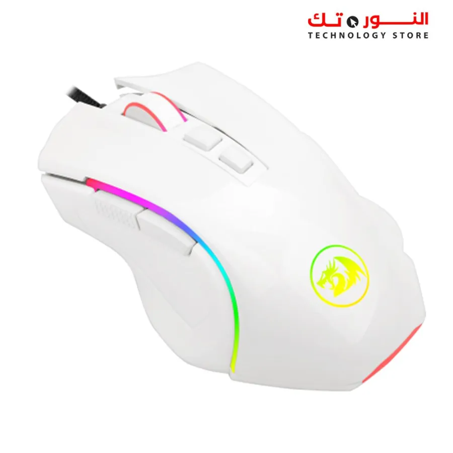 REDRAGON M602 RGB WIRED WITH 7 BACKLIGHT MODES UP TO 7200 DPI  WHITE