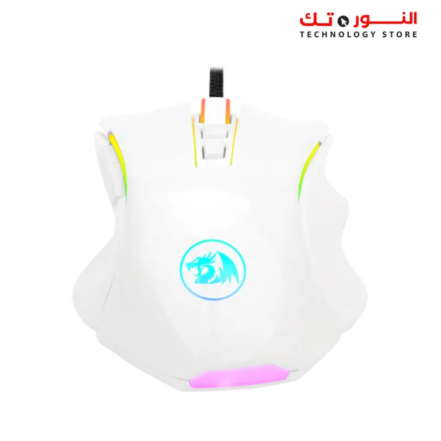 REDRAGON M602 RGB WIRED WITH 7 BACKLIGHT MODES UP TO 7200 DPI  WHITE
