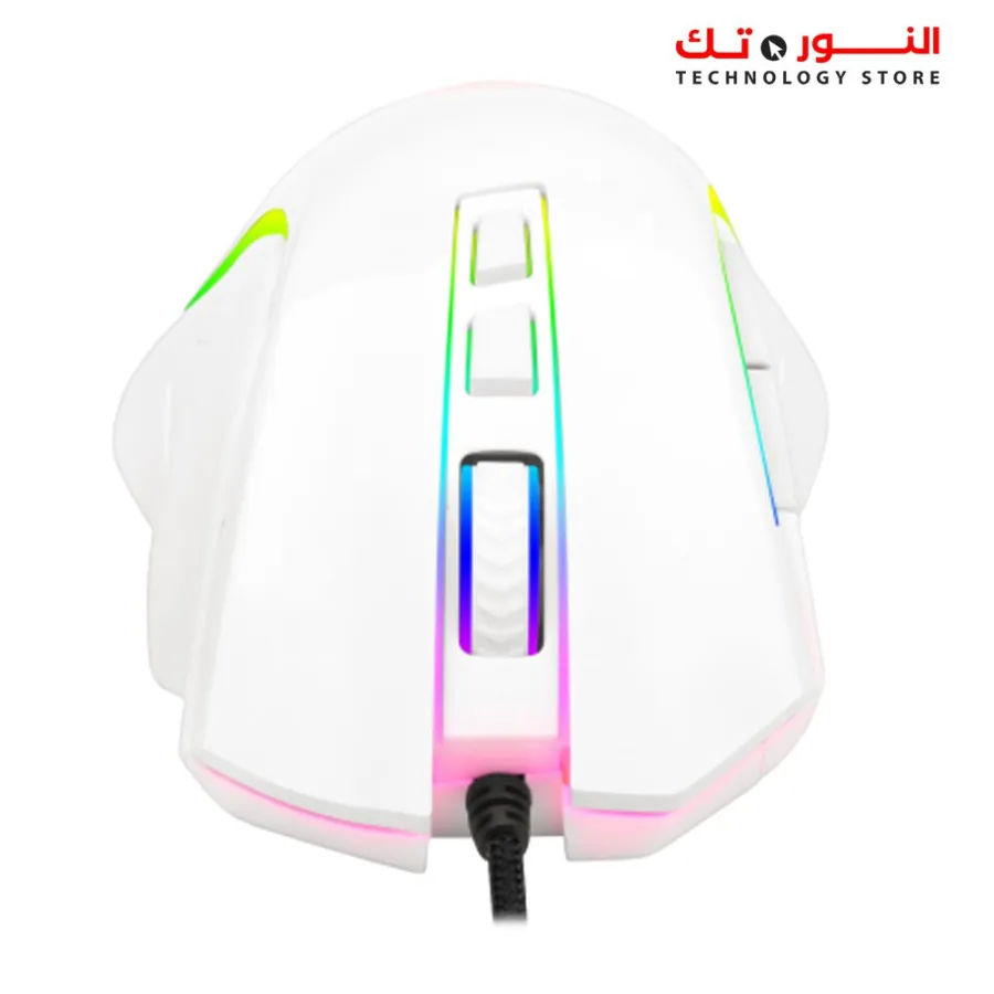 REDRAGON M602 RGB WIRED WITH 7 BACKLIGHT MODES UP TO 7200 DPI  WHITE