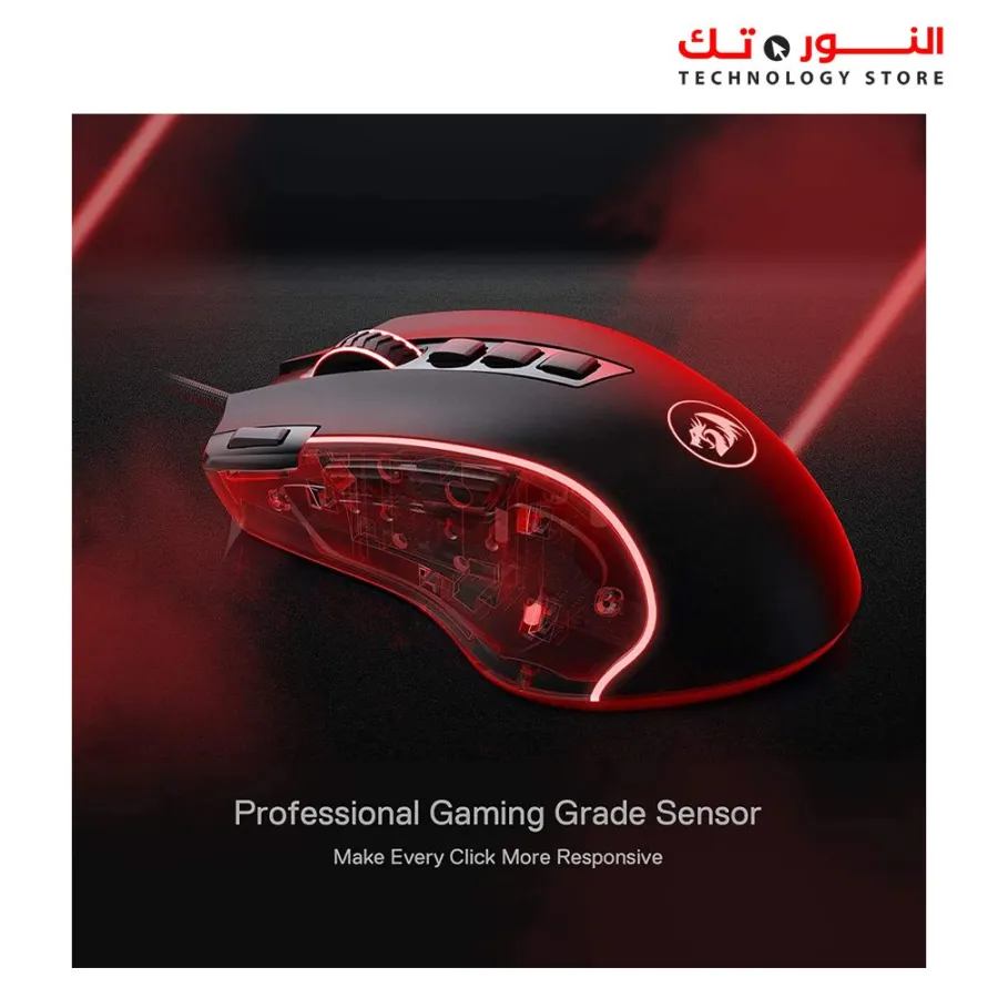 "REDRAGON M612 Predator RGB Gaming Mouse – 8,000 DPI (Black) "