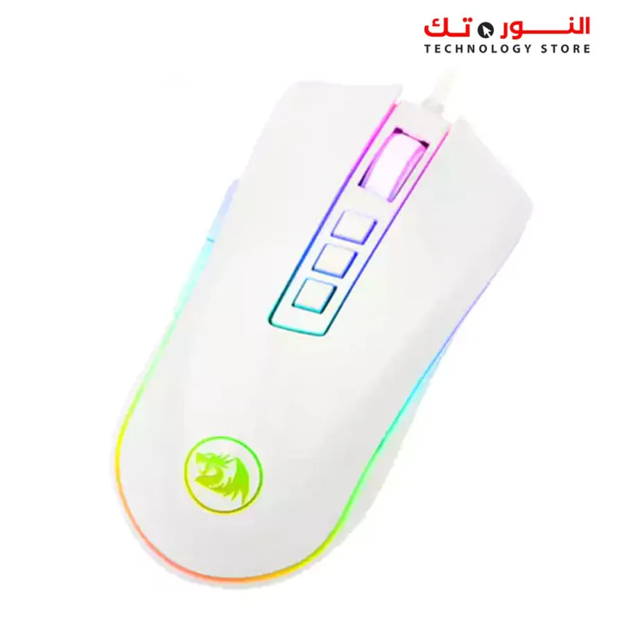"Redragon M711 Cobra White Gaming Mouse with 16.8 Million RGB Color Backlit "