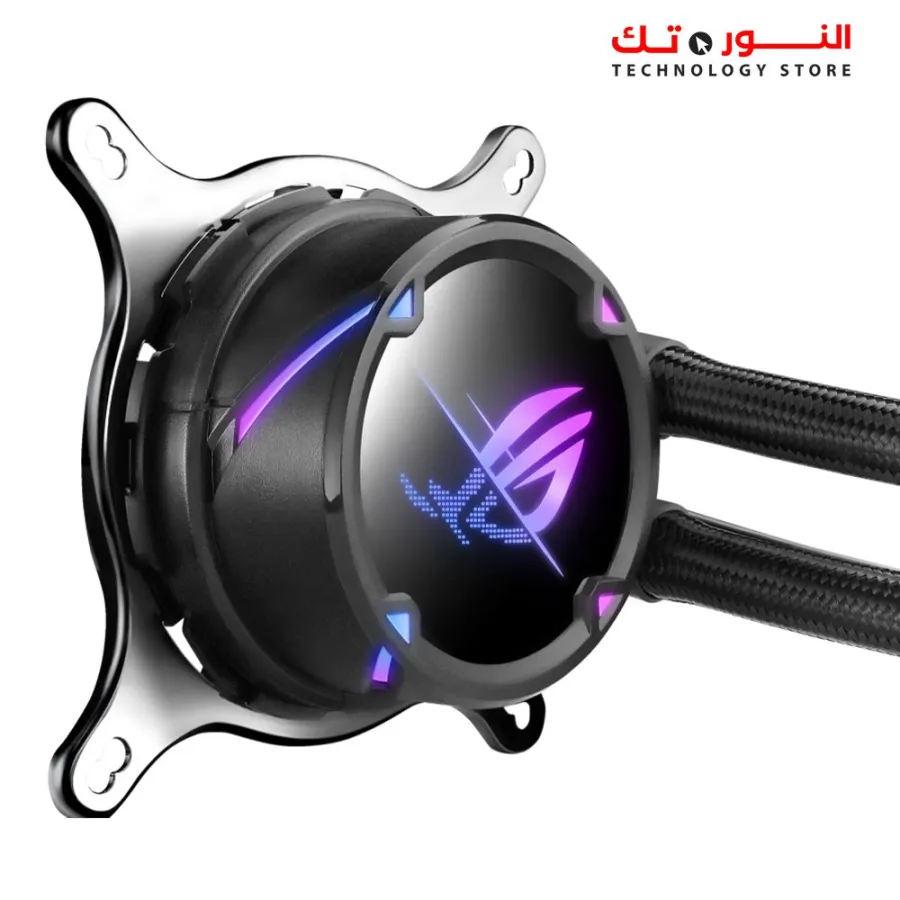 ROG Strix LC II 360 AIO Liquid CPU Cooler With Aura Sync And Three ROG 120mm Radiator Fans