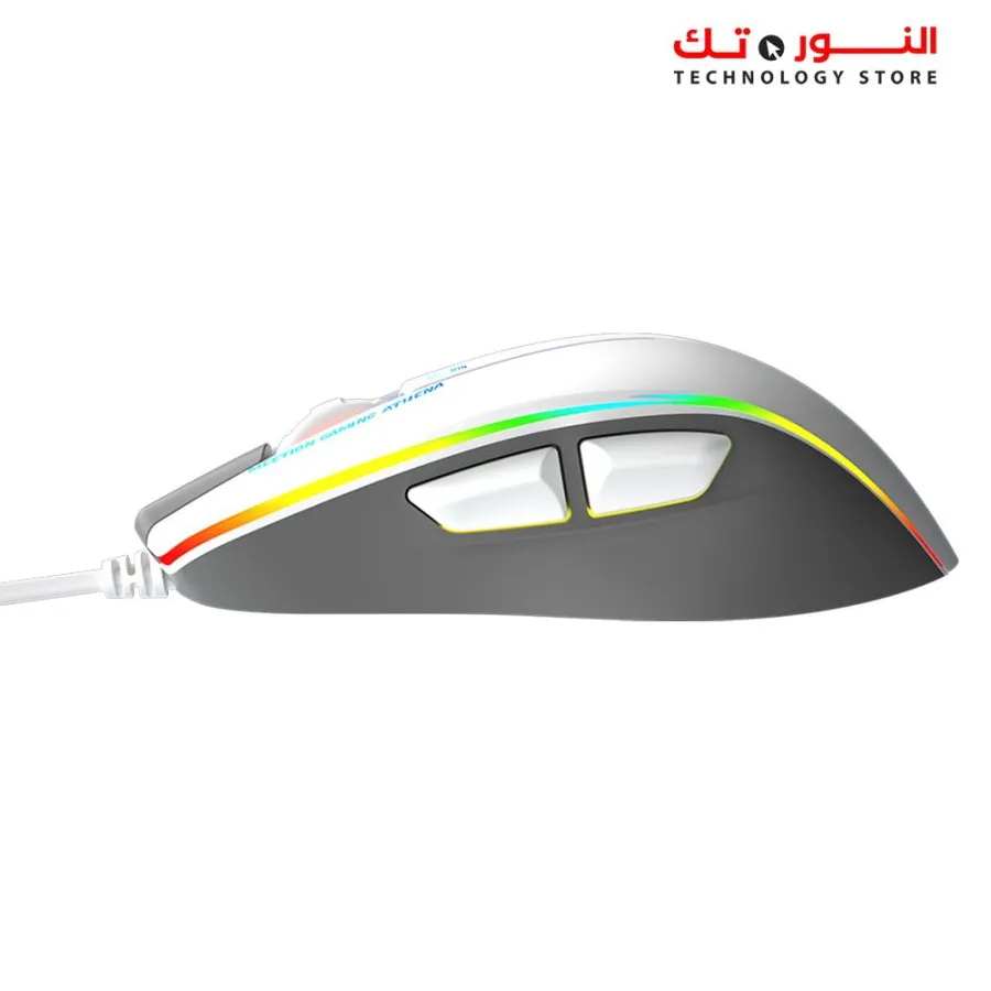 Meetion GM23 2023 RGB Circulation Backlit White Wired Gaming Mouse