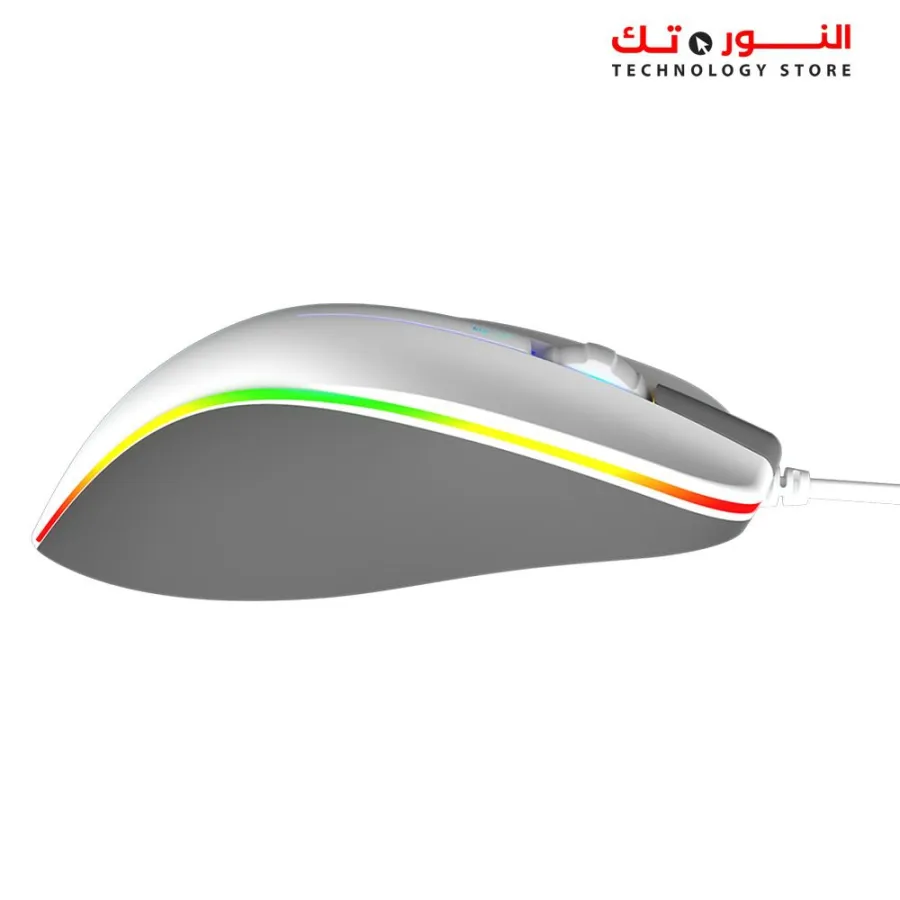 Meetion GM23 2023 RGB Circulation Backlit White Wired Gaming Mouse