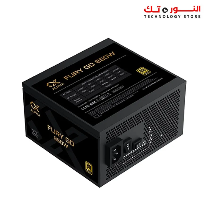 XIGMATEK FURY GD 850W 80+ GOLD Gen5 PCIE 5.0 ATX 3.0  FULL MODULAR POWER Supply