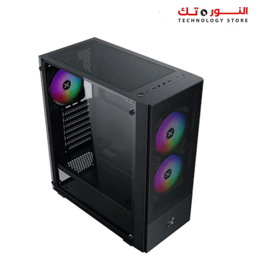 XIGMATEK HERO II AIR 4-FAN RGB CASE + Z-POWER II Z650 500W PSU