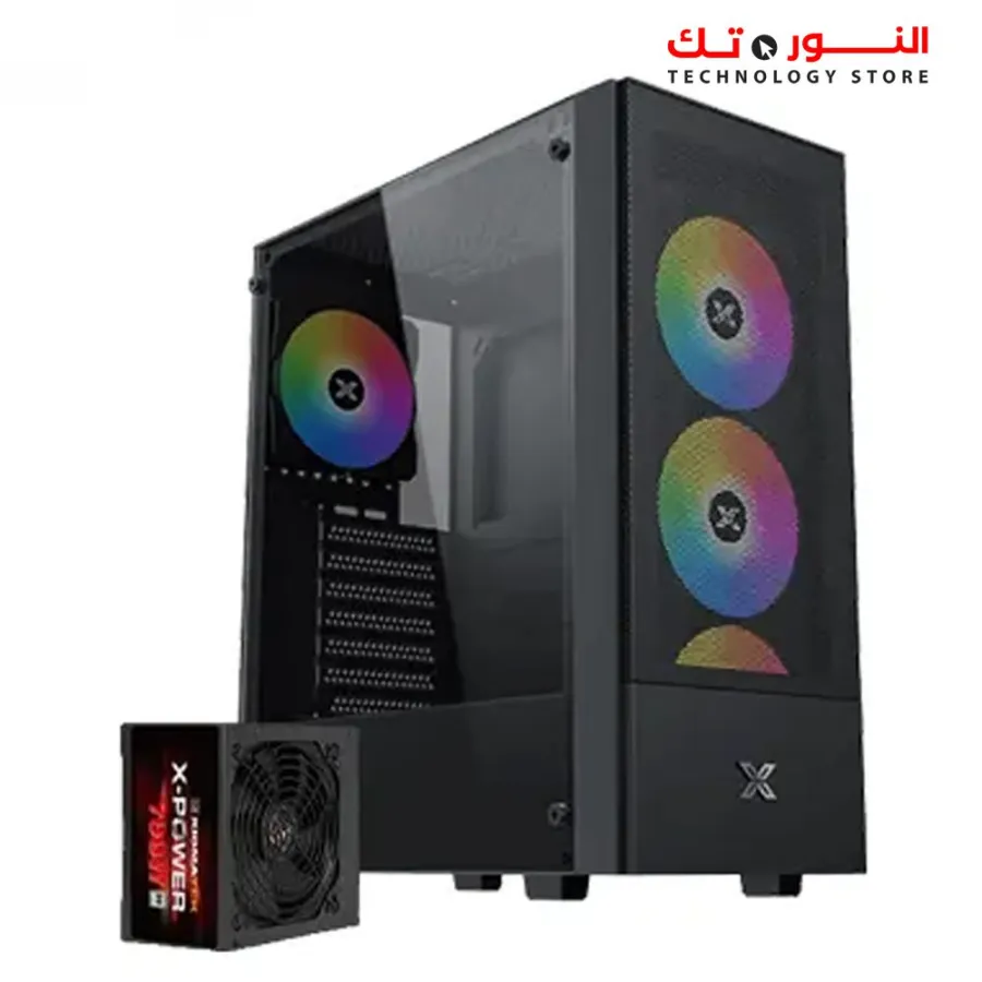 XIGMATEK HERO II AIR 4F ARGB + 600W +80 WHITE