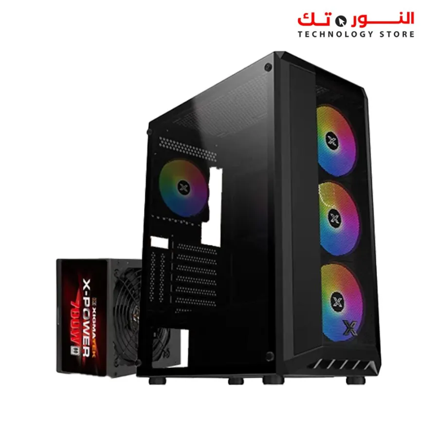 XIGMATEK MASTER X PRO 4FAN ARGB + X POWER 700W 80+ WHITE MID TOWER Case