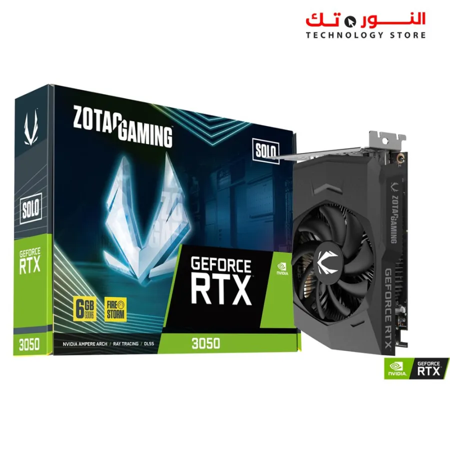 ZOTAC GAMING GeForce RTX 3050 6GB GDDR6 Solo